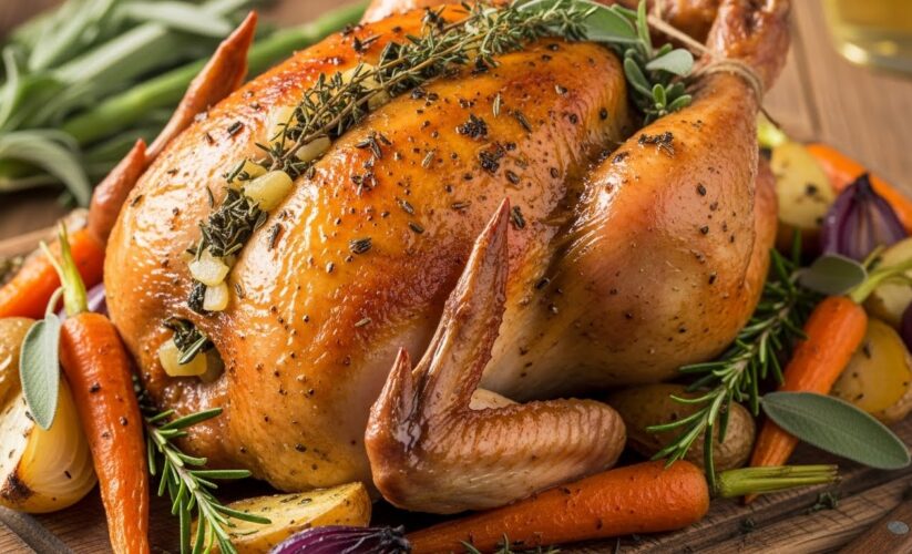 Roast Chicken with Herb Stuffing Recipe: Easy Sunday Dinner Classic