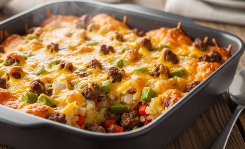Hamburger Hash Brown Casserole Recipe: Easy Comfort Food Dinner