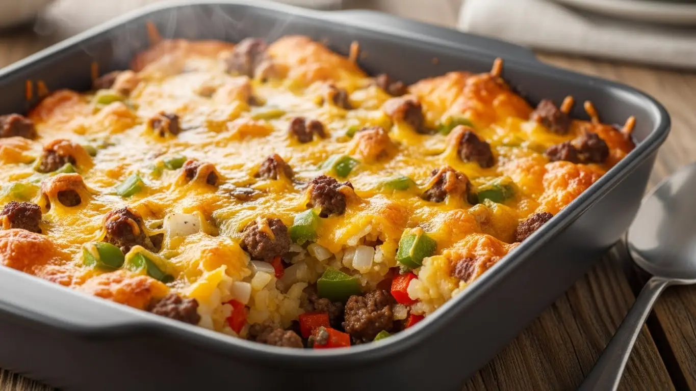 hamburger hash brown casserole recipe
