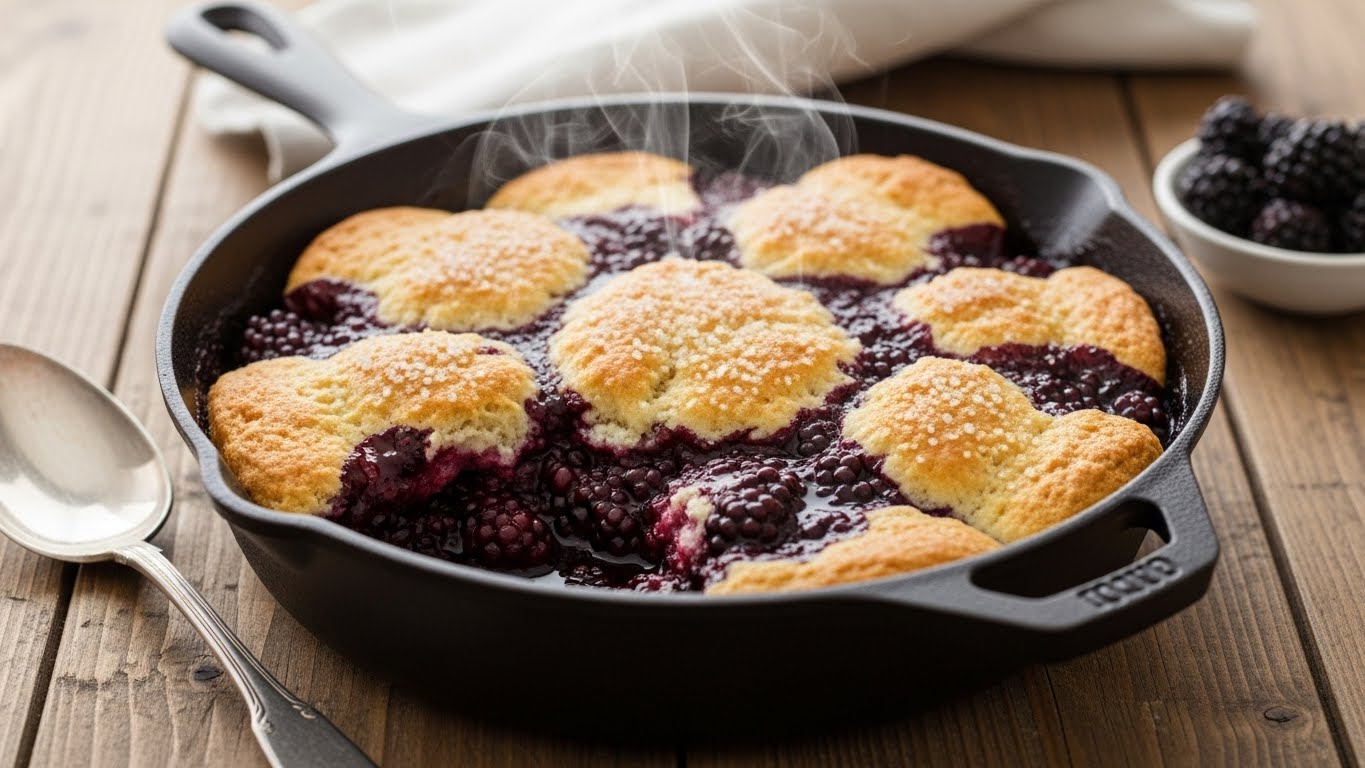 Blackberry Cobbler Recipe: Easy Southern Style Summer Dessert
