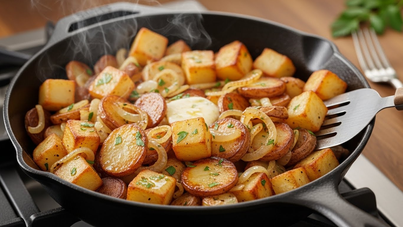 Country Fried Potatoes Recipe: Easy Crispy Breakfast Classic