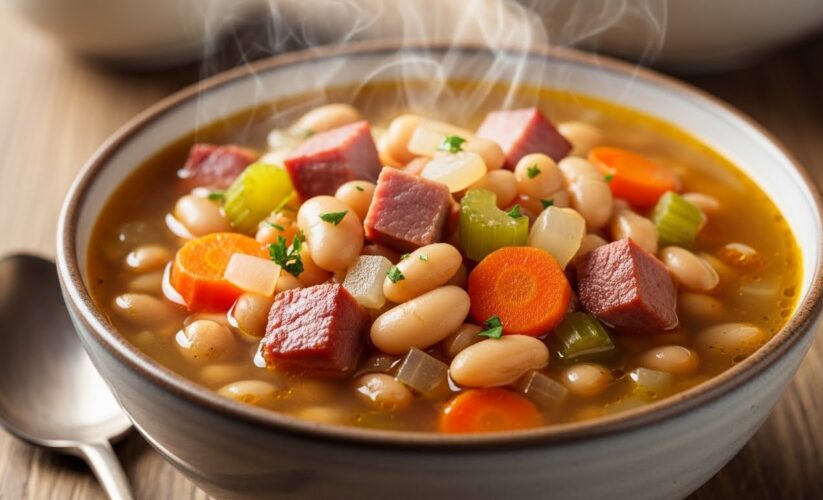 bean and ham soup recipe