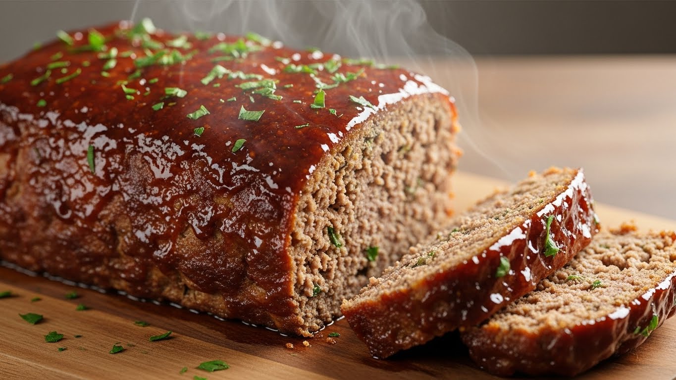 Meatloaf with Brown Sugar Glaze Recipe: Easy Classic Comfort Dinner