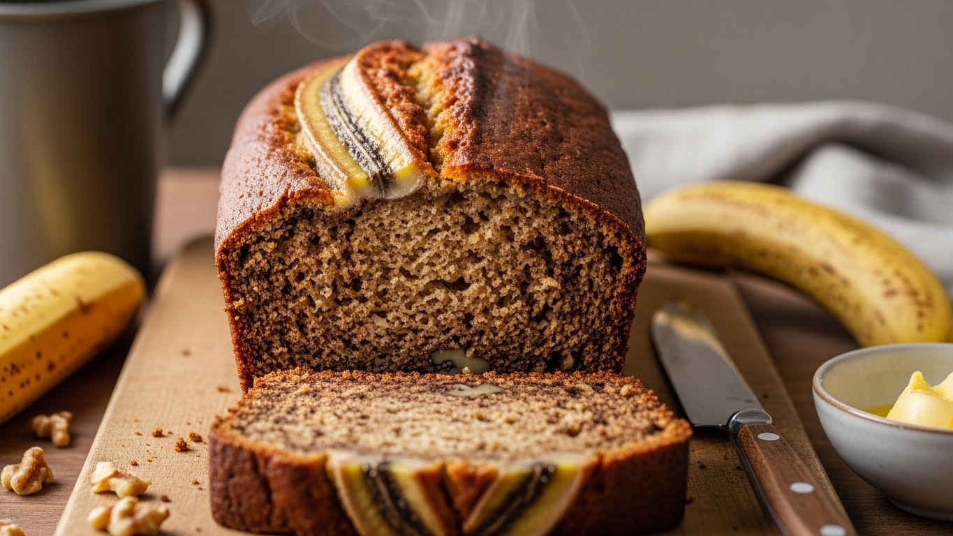 Banana Bread Recipe – Easy Homemade Classic Loaf