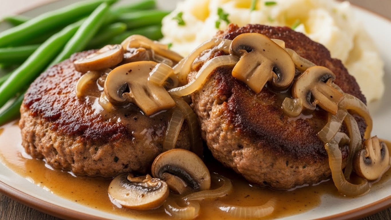Salisbury Steak with Mushroom Gravy Recipe – Classic Comfort Food