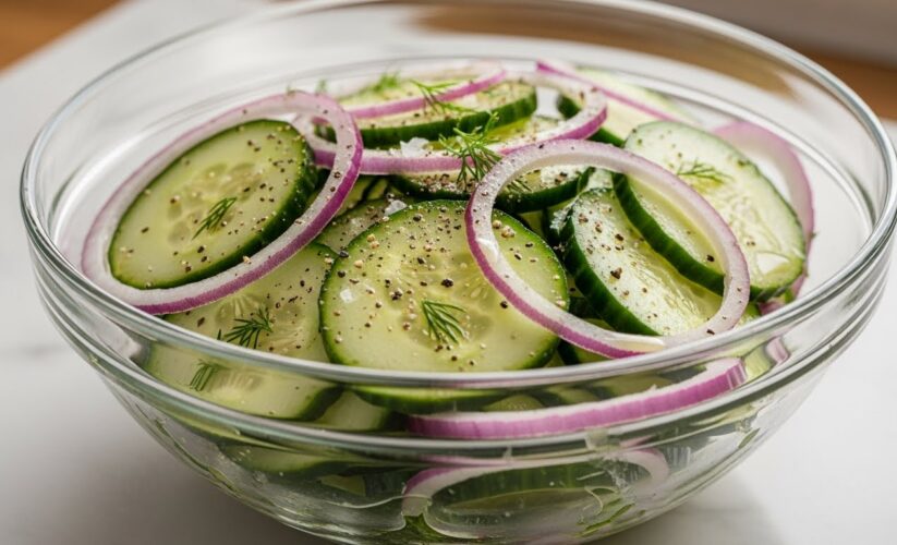 Cucumber and Onion Salad Recipe – Refreshing Summer Side Dish