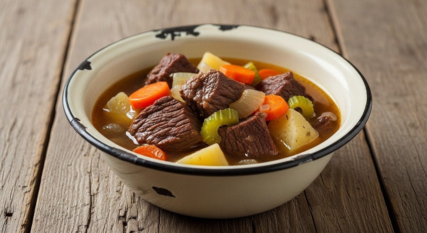 Old-Fashioned Beef Vegetable Soup Recipe – Classic Comfort Soup