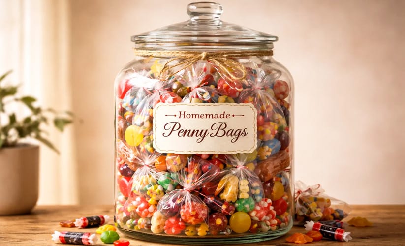 Homemade Penny Candy Jar Mix: Fill Your Own Old-Fashioned 2-Gallon Glass Jar