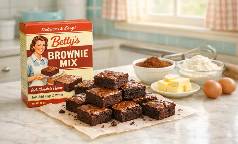 The Story of Betty Crocker Brownie Mix: From The Back of Brownie Box to American Icon
