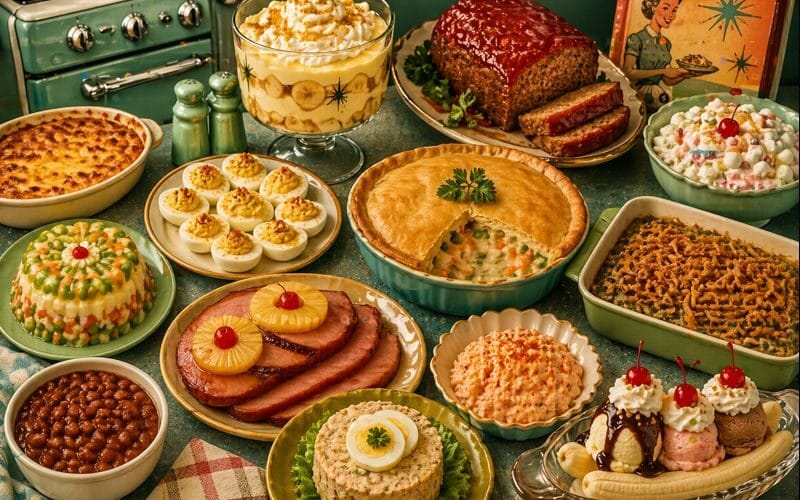 1950s and 1960s American recipes