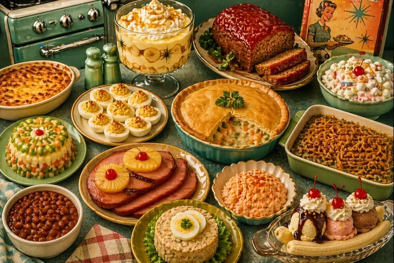 1950s and 1960s American recipes