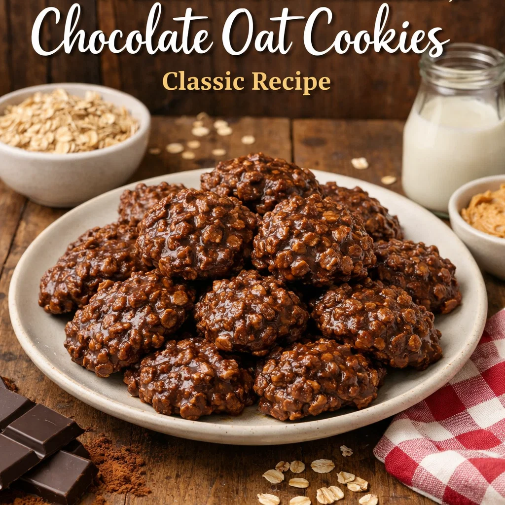 Grandma’s No Bake Chocolate Oat Cookies Classic Recipe