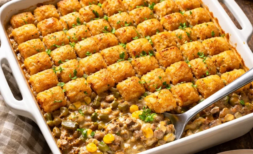 Classic Midwest Hotdish Casserole Recipe Old-Fashioned