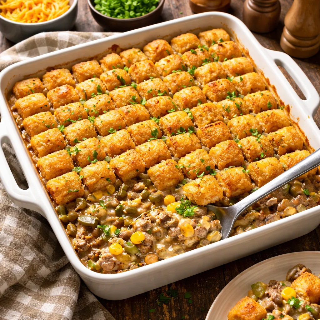 Classic Midwest Hotdish Casserole Recipe Old-Fashioned