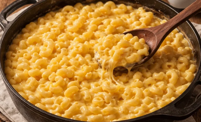 Old-Fashioned Skillet Mac and Cheese Stovetop Recipe